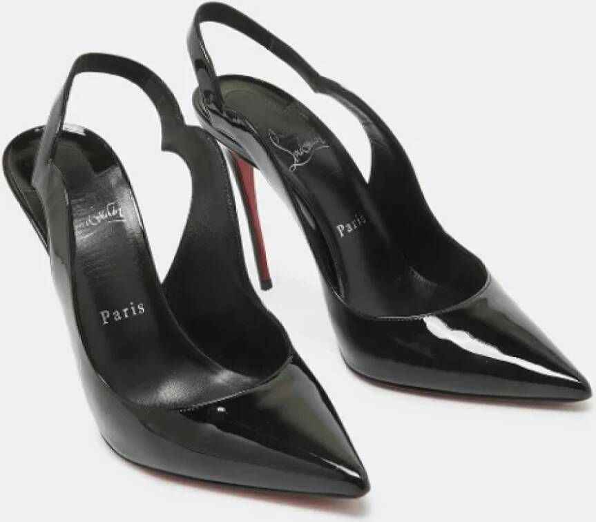 Christian Louboutin Pre-owned Leather heels Black Dames