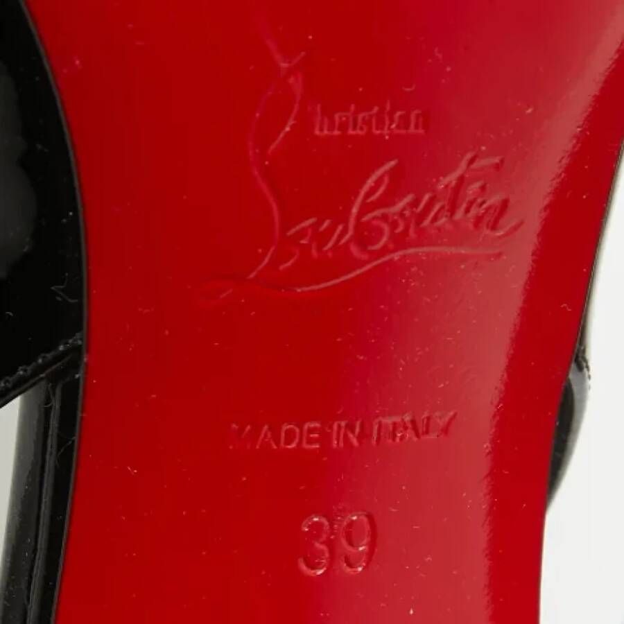 Christian Louboutin Pre-owned Leather heels Black Dames