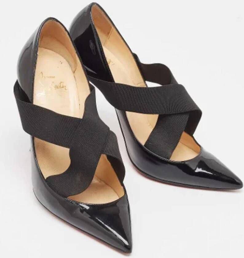 Christian Louboutin Pre-owned Leather heels Black Dames