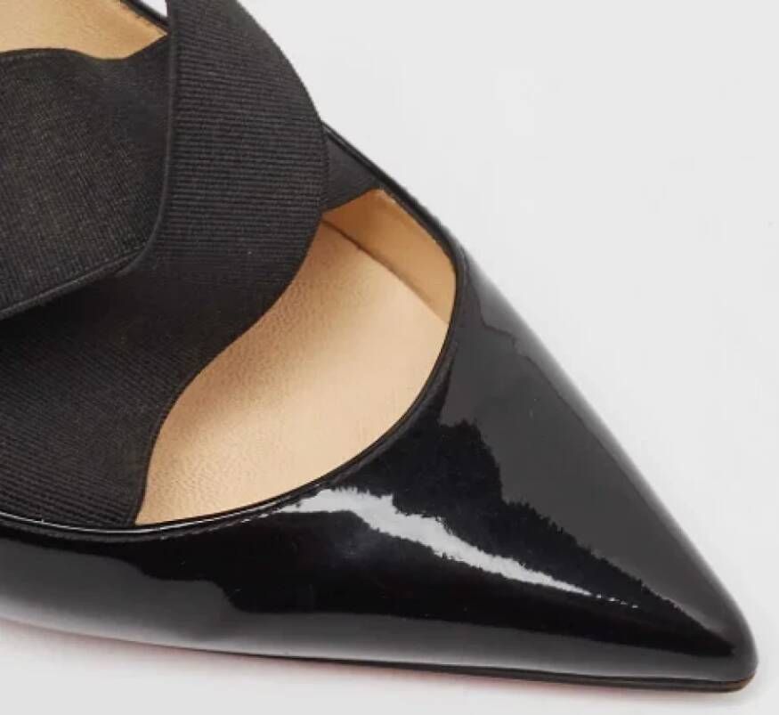 Christian Louboutin Pre-owned Leather heels Black Dames