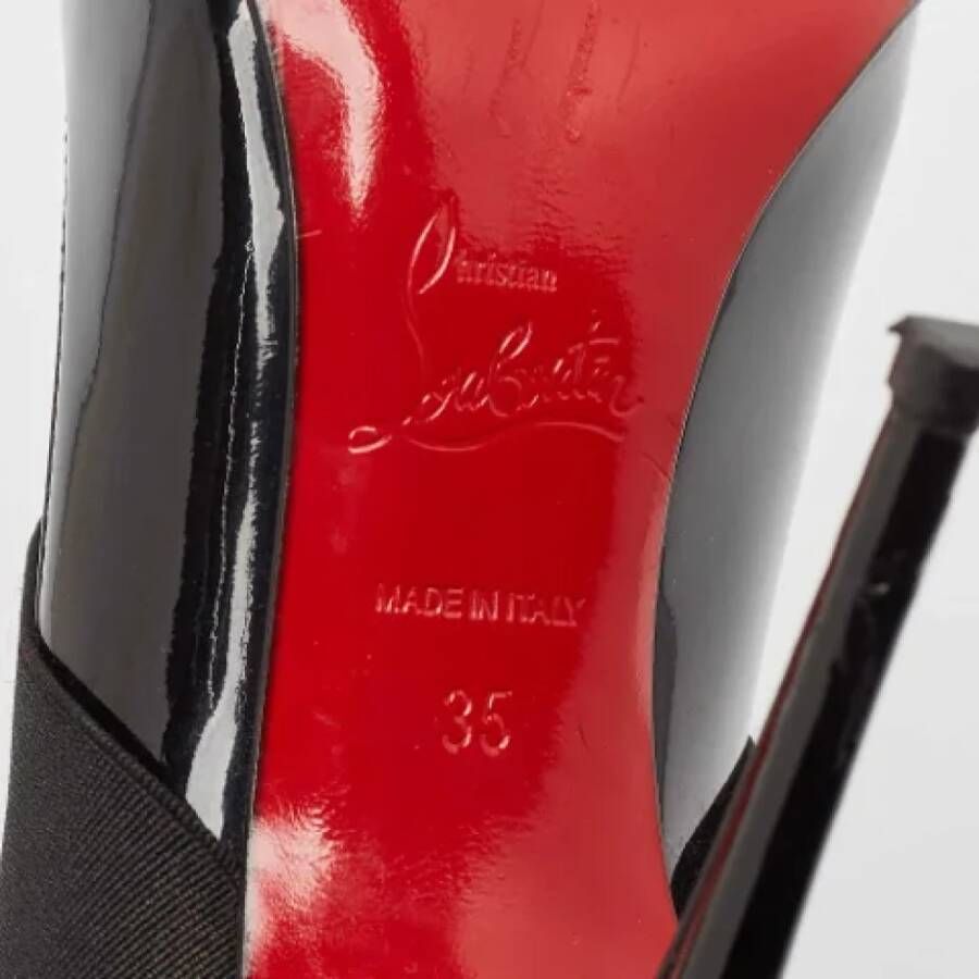 Christian Louboutin Pre-owned Leather heels Black Dames