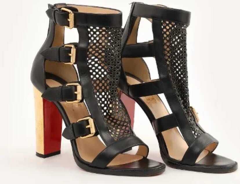 Christian Louboutin Pre-owned Leather heels Black Dames