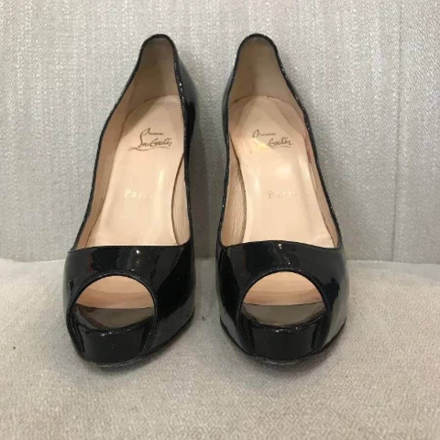 Christian Louboutin Pre-owned Leather heels Black Dames