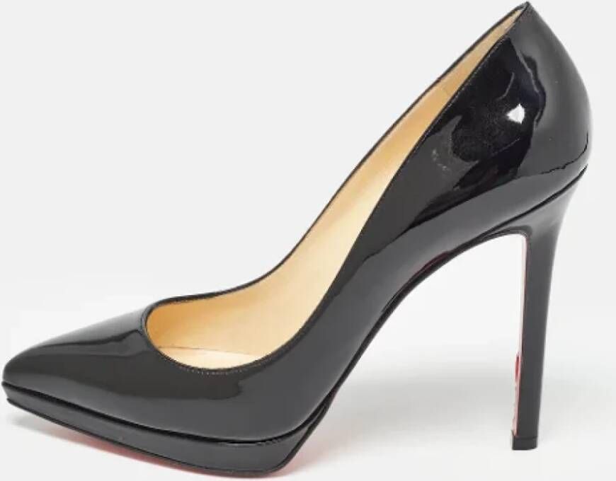 Christian Louboutin Pre-owned Leather heels Black Dames