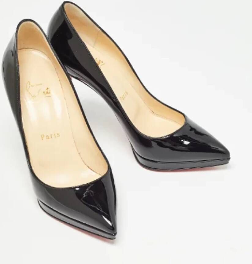 Christian Louboutin Pre-owned Leather heels Black Dames