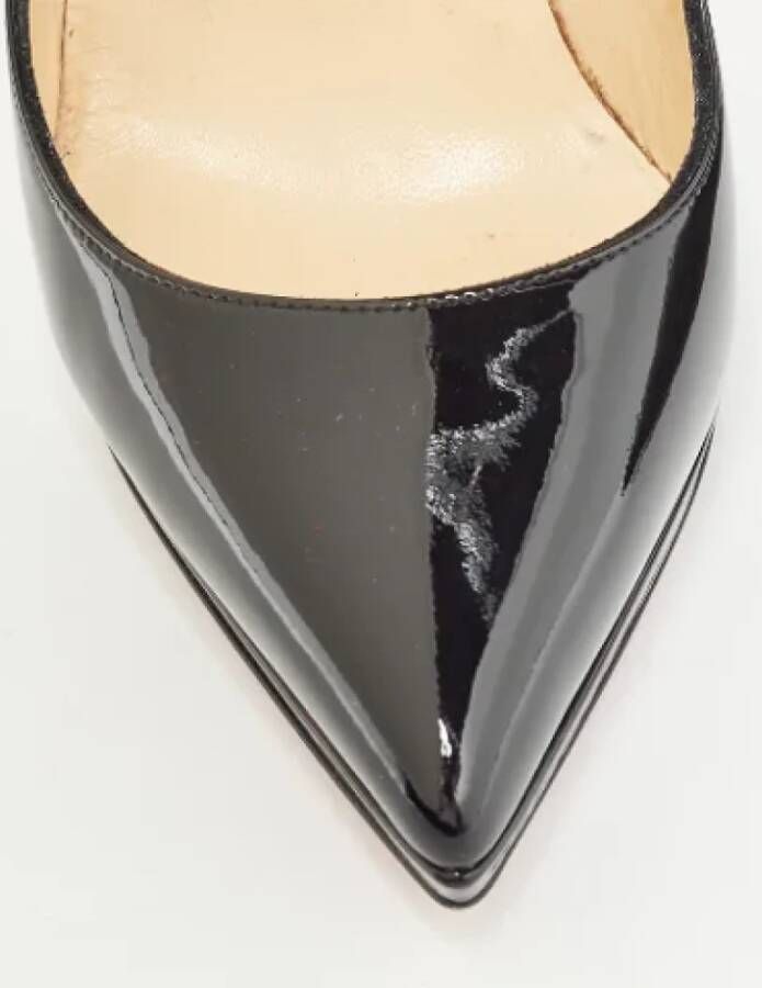 Christian Louboutin Pre-owned Leather heels Black Dames