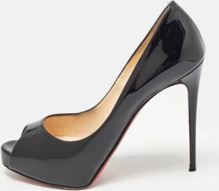 Christian Louboutin Pre-owned Leather heels Black Dames