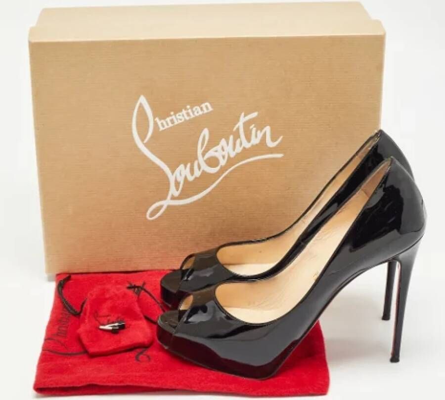 Christian Louboutin Pre-owned Leather heels Black Dames