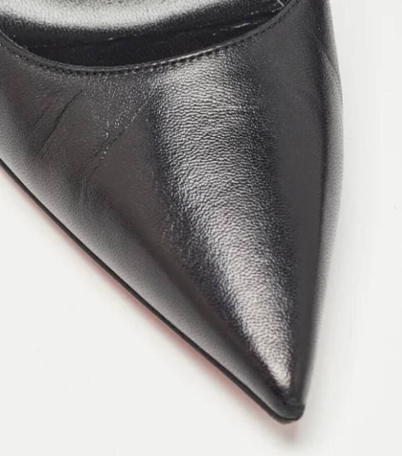 Christian Louboutin Pre-owned Leather heels Black Dames