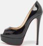 Christian Louboutin Pre-owned Leather heels Black Dames - Thumbnail 2