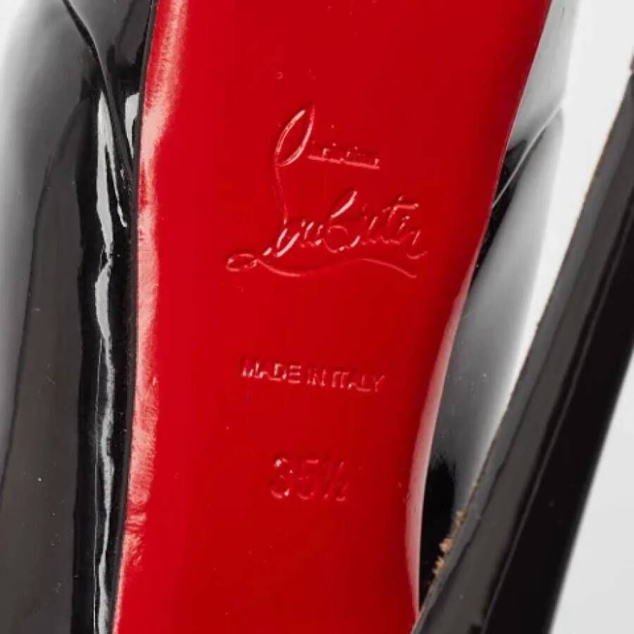 Christian Louboutin Pre-owned Leather heels Black Dames