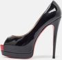 Christian Louboutin Pre-owned Leather heels Black Dames - Thumbnail 2