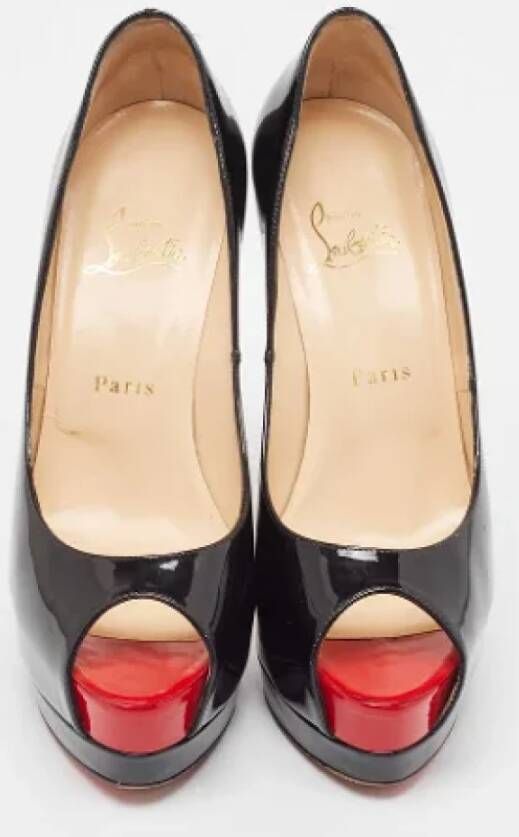 Christian Louboutin Pre-owned Leather heels Black Dames