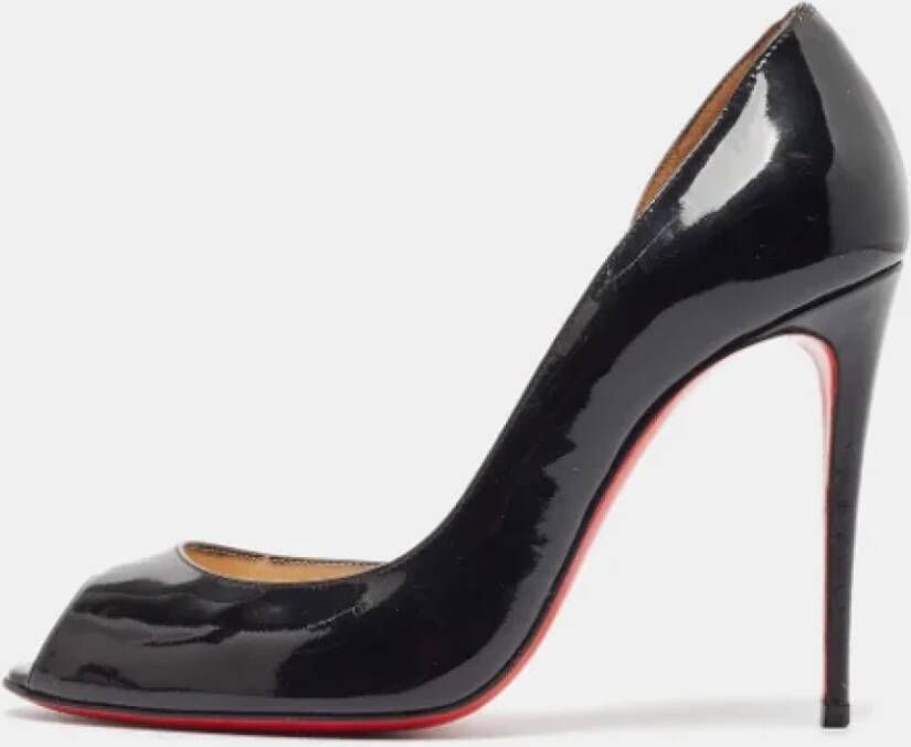 Christian Louboutin Pre-owned Leather heels Black Dames