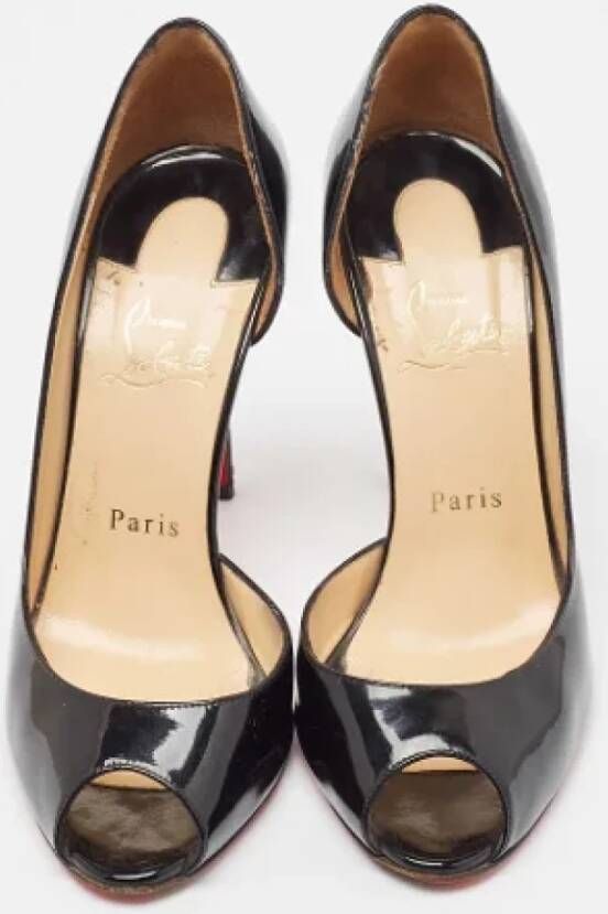 Christian Louboutin Pre-owned Leather heels Black Dames