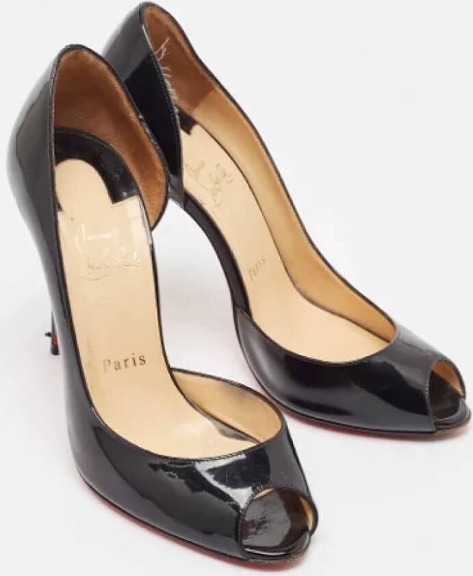 Christian Louboutin Pre-owned Leather heels Black Dames