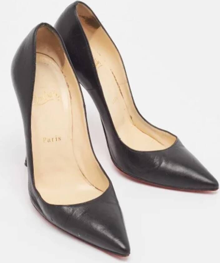 Christian Louboutin Pre-owned Leather heels Black Dames