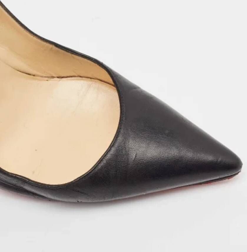 Christian Louboutin Pre-owned Leather heels Black Dames