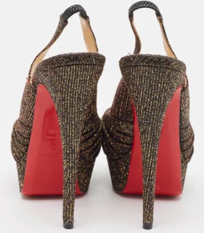 Christian Louboutin Pre-owned Leather heels Black Dames