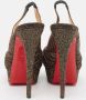 Christian Louboutin Pre-owned Leather heels Black Dames - Thumbnail 5