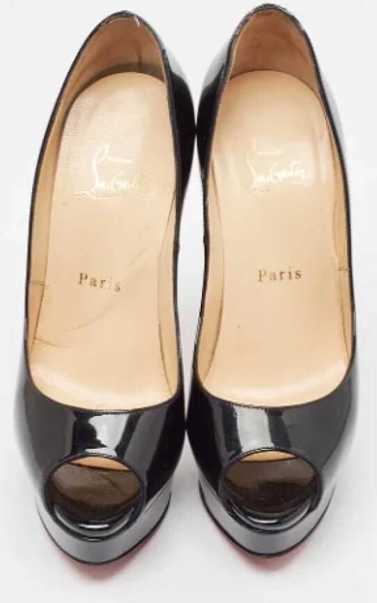 Christian Louboutin Pre-owned Leather heels Black Dames