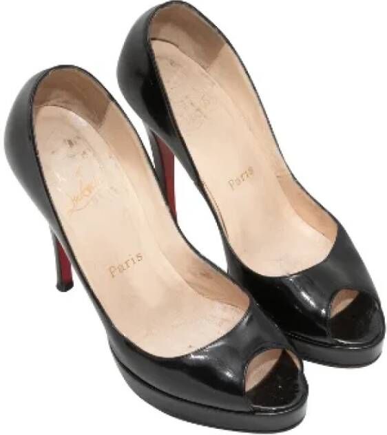 Christian Louboutin Pre-owned Leather heels Black Dames