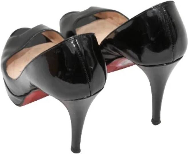 Christian Louboutin Pre-owned Leather heels Black Dames