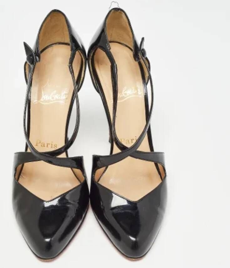 Christian Louboutin Pre-owned Leather heels Black Dames