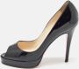 Christian Louboutin Pre-owned Leather heels Black Dames - Thumbnail 2