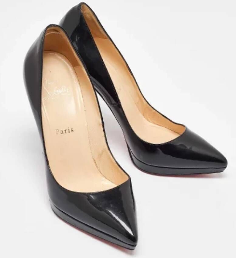 Christian Louboutin Pre-owned Leather heels Black Dames