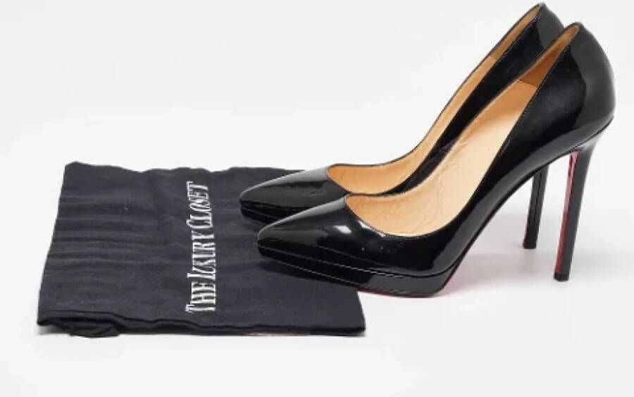 Christian Louboutin Pre-owned Leather heels Black Dames