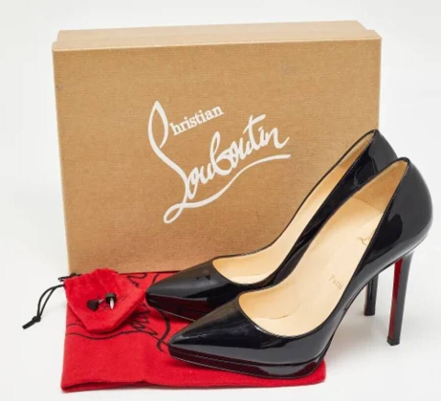 Christian Louboutin Pre-owned Leather heels Black Dames