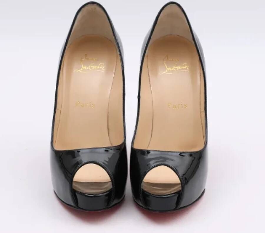 Christian Louboutin Pre-owned Leather heels Black Dames