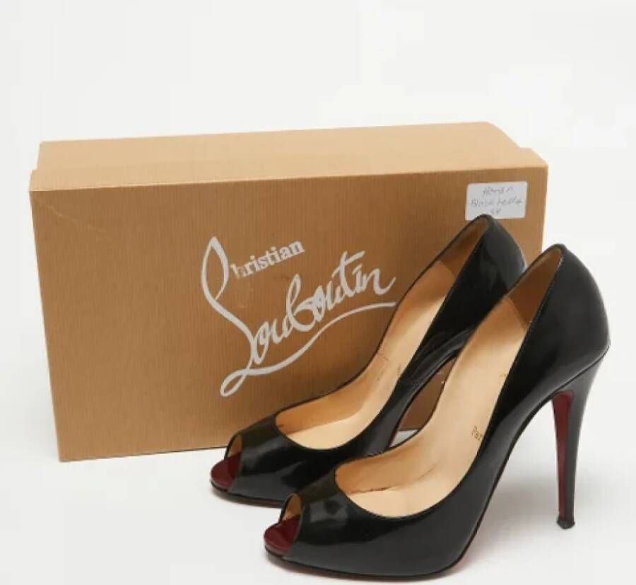 Christian Louboutin Pre-owned Leather heels Black Dames