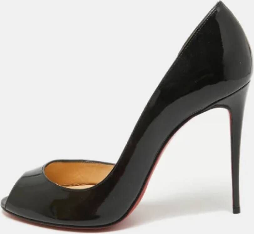 Christian Louboutin Pre-owned Leather heels Black Dames