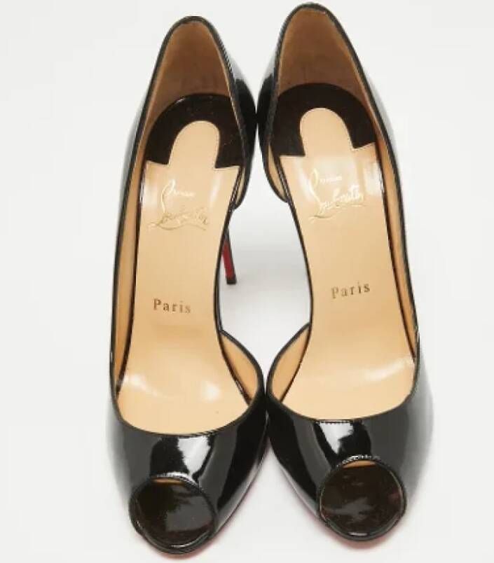 Christian Louboutin Pre-owned Leather heels Black Dames