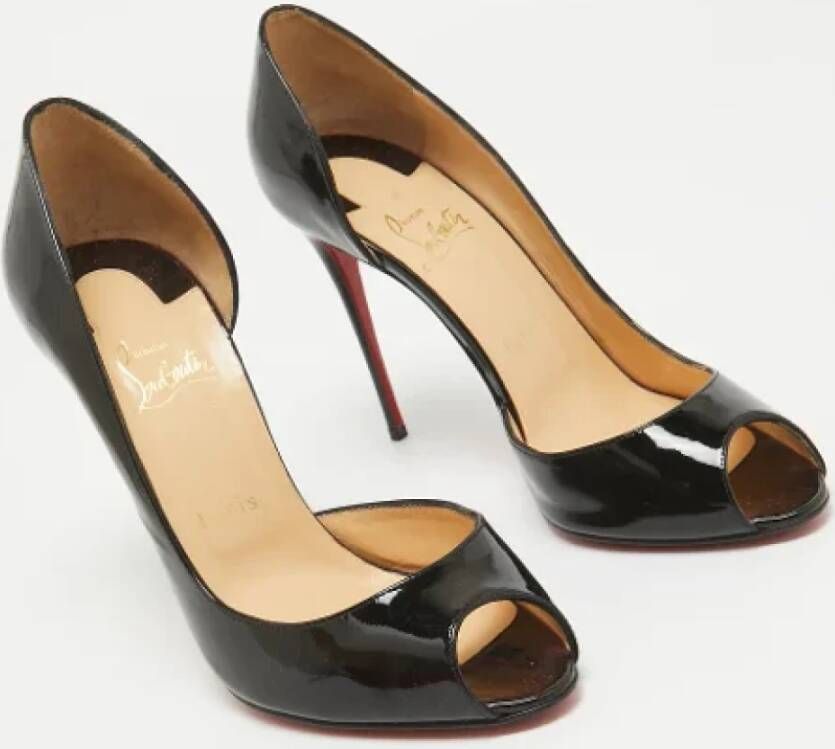 Christian Louboutin Pre-owned Leather heels Black Dames