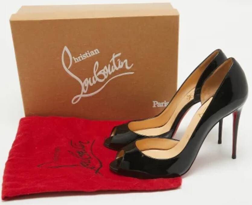 Christian Louboutin Pre-owned Leather heels Black Dames