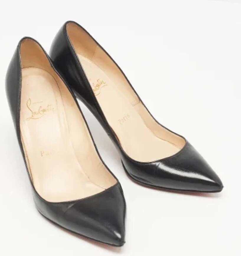 Christian Louboutin Pre-owned Leather heels Black Dames