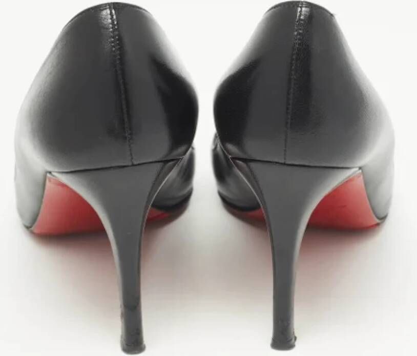 Christian Louboutin Pre-owned Leather heels Black Dames