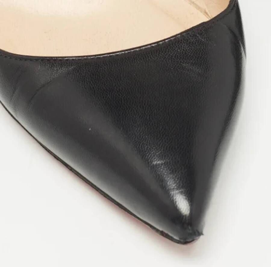 Christian Louboutin Pre-owned Leather heels Black Dames