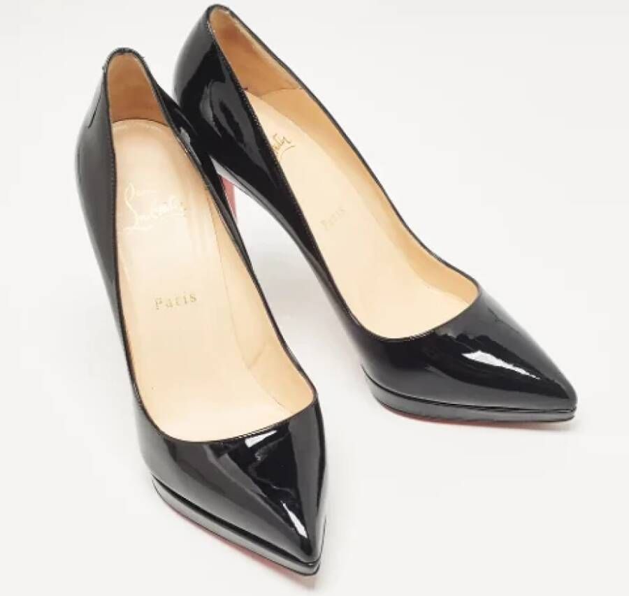 Christian Louboutin Pre-owned Leather heels Black Dames