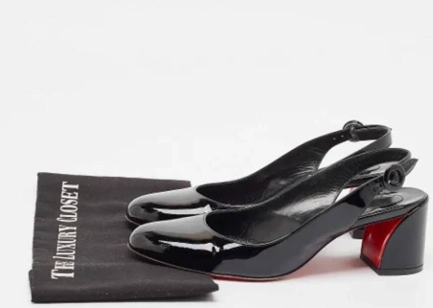 Christian Louboutin Pre-owned Leather heels Black Dames