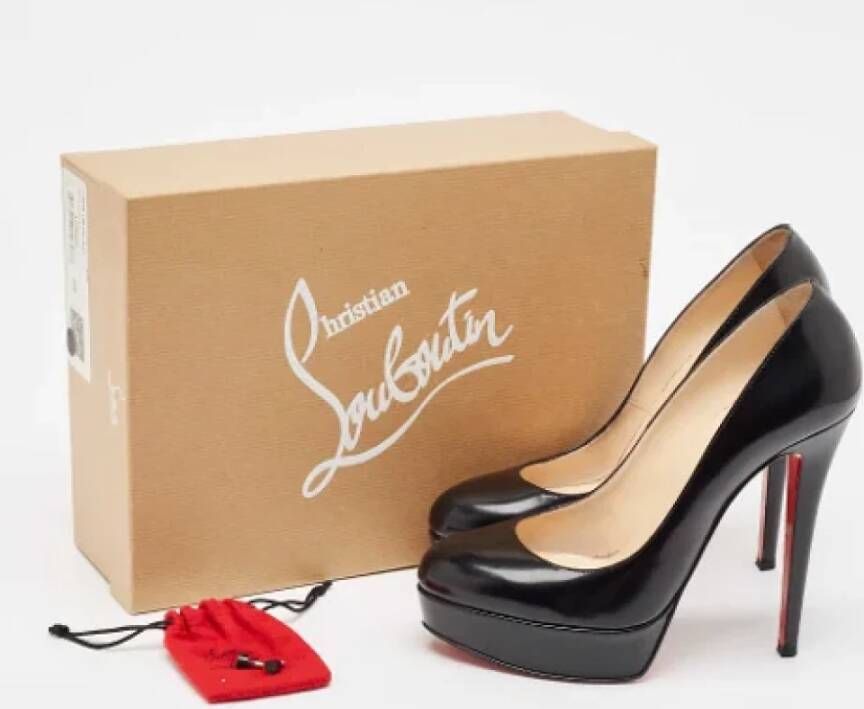 Christian Louboutin Pre-owned Leather heels Black Dames