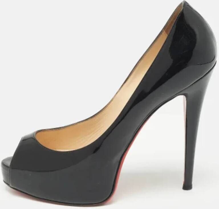 Christian Louboutin Pre-owned Leather heels Black Dames