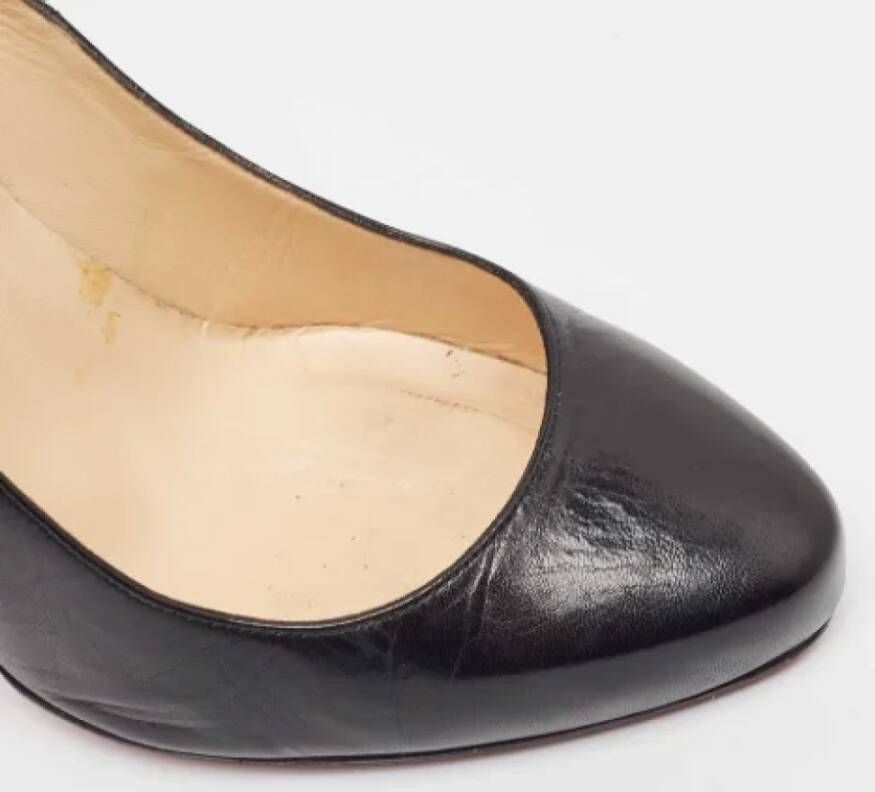 Christian Louboutin Pre-owned Leather heels Black Dames