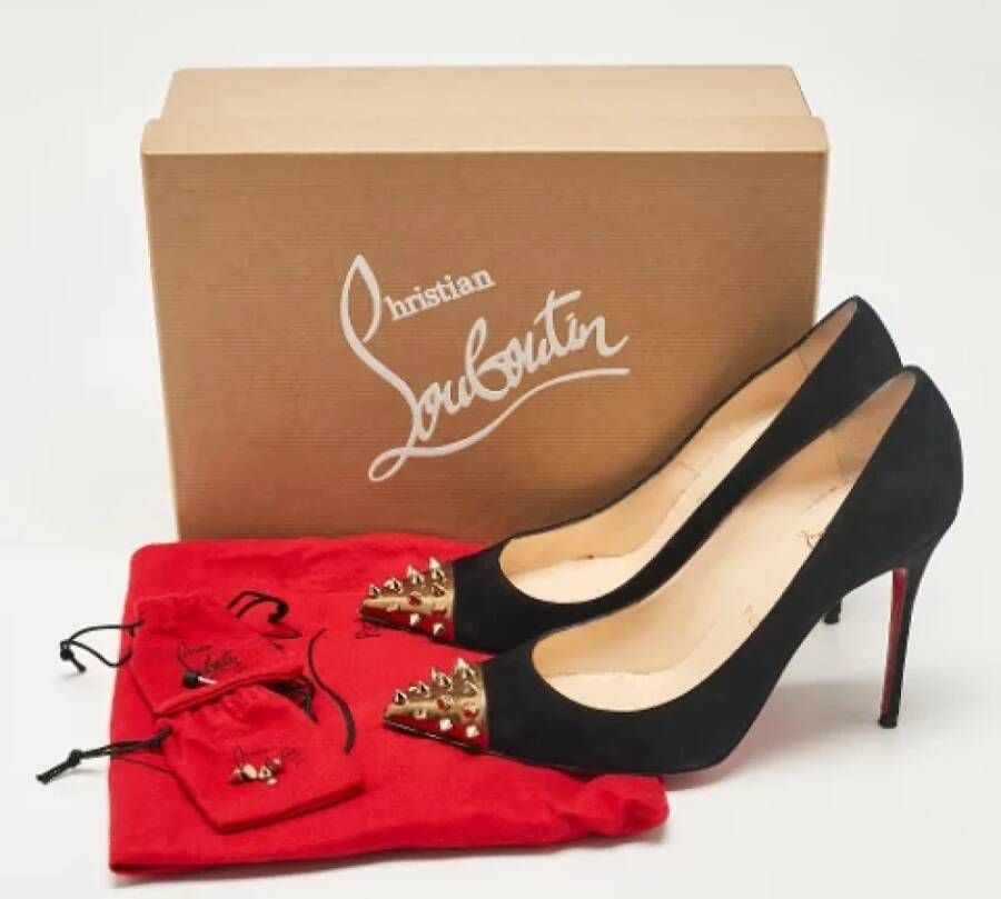 Christian Louboutin Pre-owned Leather heels Black Dames