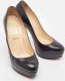 Christian Louboutin Pre-owned Leather heels Black Dames - Thumbnail 3