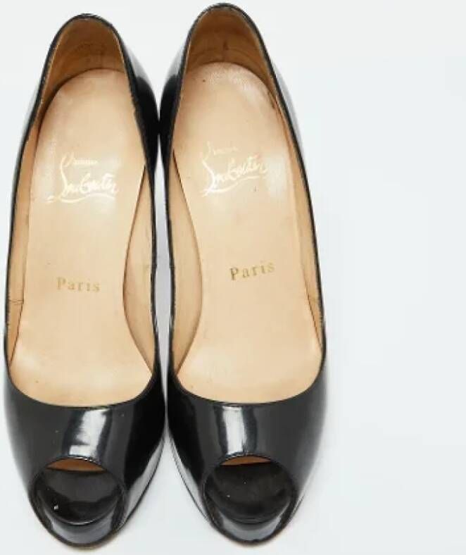 Christian Louboutin Pre-owned Leather heels Black Dames