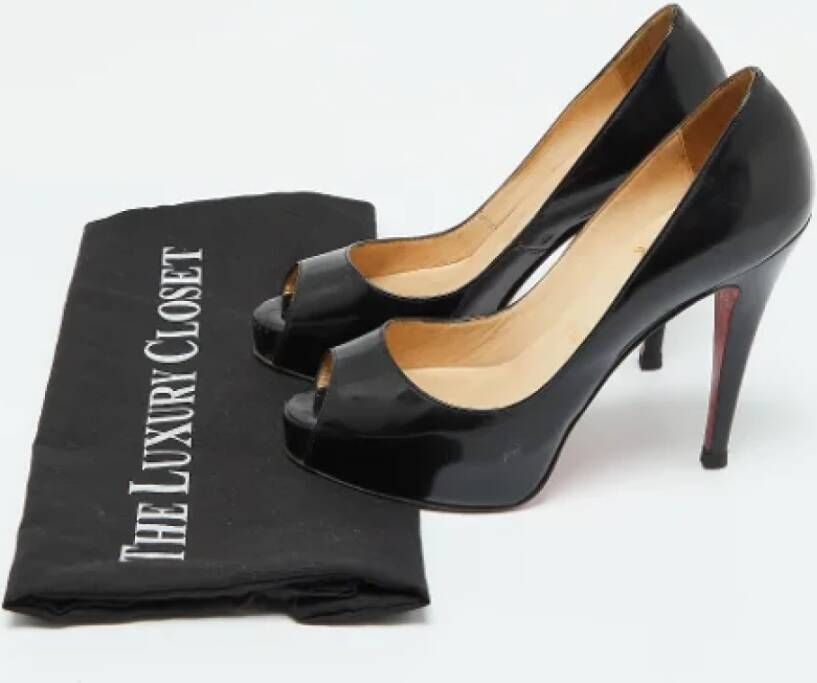 Christian Louboutin Pre-owned Leather heels Black Dames